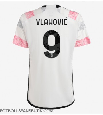 Juventus Dusan Vlahovic #9 Replika Bortatröja 2023-24 Kortärmad